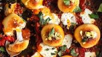 Cheesy Bread Balls in Tomato Sauce Cheesy Bread Balls in Tomato Sauce