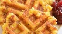 Turkey and Stuffing Waffles Turkey and Stuffing Waffles