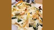 Gluten-Free Chicken, Artichoke, Spinach Pizza with Cauliflower Crust Gluten-Free Chicken, Artichoke, Spinach Pizza with Cauliflower Crust