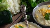 Roasted Poblano Chicken Cauliflower Soup Roasted Poblano Chicken Cauliflower Soup