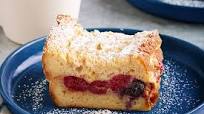Tostadas francesas al horno con frambuesas y moras Tostadas francesas al horno con frambuesas y moras