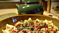 Bow Ties with Sausage, Tomatoes and Cream Bow Ties with Sausage, Tomatoes and Cream