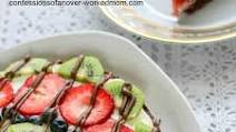Dessert Fruit Pizza Recipe with Brownie Chocolate Chip Crust Dessert Fruit Pizza Recipe with Brownie Chocolate Chip Crust