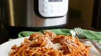 Creamy Spaghetti and Meatballs in the Instant Pot Creamy Spaghetti and Meatballs in the Instant Pot