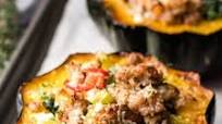 Sausage Stuffed Acorn Squash Sausage Stuffed Acorn Squash