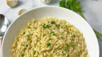Creamy Instant Pot Garlic Parmesan Orzo Creamy Instant Pot Garlic Parmesan Orzo