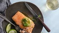 Salmon With Lime Herb Butter Salmon With Lime Herb Butter