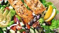 Mediterranean Salmon Avocado Salad Mediterranean Salmon Avocado Salad