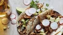 Mushroom Carnitas with Magical Green Sauce Mushroom Carnitas with Magical Green Sauce