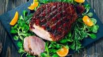 Brown Sugar and Ginger Glazed Ham Brown Sugar and Ginger Glazed Ham