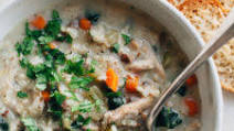 Slow Cooker Turkey Rice Soup Slow Cooker Turkey Rice Soup
