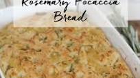 Roasted Garlic and Rosemary Focaccia Bread Roasted Garlic and Rosemary Focaccia Bread