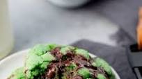 Green Mint Chocolate Chip Cookies Green Mint Chocolate Chip Cookies