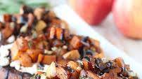 Butternut Squash & Apple Bruschetta With Ricotta & Balsamic Glaze Butternut Squash & Apple Bruschetta With Ricotta & Balsamic Glaze