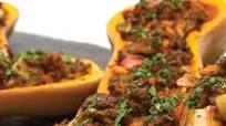 Beef, Apple & Herb-Stuffed Butternut Squash Beef, Apple & Herb-Stuffed Butternut Squash