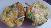 Crust-less Mini Quiche - Chicken, Spinach, Kale Crust-less Mini Quiche - Chicken, Spinach, Kale