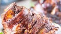Schweinshaxe German Pork Hock (Roasted & Served with Dark Lager Gravy) Schweinshaxe German Pork Hock (Roasted & Served with Dark Lager Gravy)
