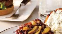 Cabernet-Balsamic Burgers with Sautéed Mushrooms & Onions Cabernet-Balsamic Burgers with Sautéed Mushrooms & Onions
