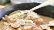 Easy One Skillet Pork Chops in Mushroom Gravy Easy One Skillet Pork Chops in Mushroom Gravy