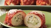 Rollitos de pollo con mozzarella Rollitos de pollo con mozzarella