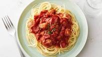 Slow-Cooked Italian Sausage Pasta Sauce with Spaghetti Slow-Cooked Italian Sausage Pasta Sauce with Spaghetti