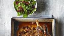Slow-roast Persian lamb with pomegranate salad Slow-roast Persian lamb with pomegranate salad