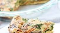 Spinach Bacon and Mushroom Crustless Quiche Spinach Bacon and Mushroom Crustless Quiche