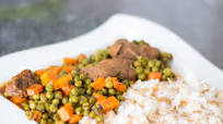 Lebanese Pea Stew with Rice (Bazella w riz) Lebanese Pea Stew with Rice (Bazella w riz)
