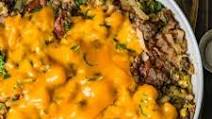 Cheesy Beef Breakfast Scramble Cheesy Beef Breakfast Scramble