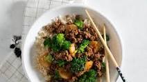 Teriyaki Ground Beef and Broccoli Teriyaki Ground Beef and Broccoli