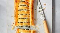 Spinach and feta pastry slice Spinach and feta pastry slice