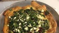 Greek Pizza with Spinach, Feta and Olives Greek Pizza with Spinach, Feta and Olives