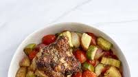 Sheet Pan Chicken Thighs and Veggies Sheet Pan Chicken Thighs and Veggies