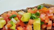 Seasoned Pork Chops with Avocado Salsa Seasoned Pork Chops with Avocado Salsa