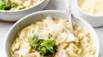 Pesto Chicken Orzo Soup Pesto Chicken Orzo Soup