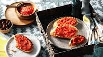 Tostada con tomate Tostada con tomate