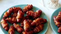 Bacon-Wrapped Smokies Bacon-Wrapped Smokies