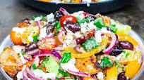 Ultimate Greek Salad with Crouton Twist Ultimate Greek Salad with Crouton Twist