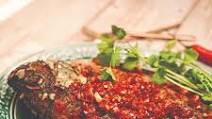 Crispy fried fish with chili sauce Crispy fried fish with chili sauce