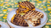 Waffle-Iron Grilled Cheese Recipe Waffle-Iron Grilled Cheese Recipe