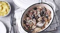 Creamy pork and wild mushroom casserole Creamy pork and wild mushroom casserole