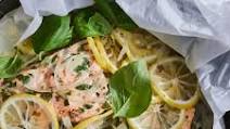 Steamed Salmon with Garlic, Herbs and Lemon Steamed Salmon with Garlic, Herbs and Lemon