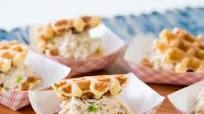 Smothered Chicken Waffle Sandwich Smothered Chicken Waffle Sandwich