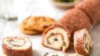 Salami Cream Cheese Roll Salami Cream Cheese Roll