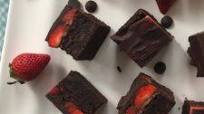 Decadent Chocolate Covered Strawberry Brownies Decadent Chocolate Covered Strawberry Brownies