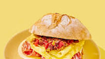 Salami, Egg & Provolone Sandwich Salami, Egg & Provolone Sandwich