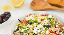 Greek Zoodle Salad Greek Zoodle Salad