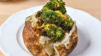Broccoli Alfredo Stuffed Baked Potato Broccoli Alfredo Stuffed Baked Potato