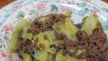 Hamburger & Cabbage Hamburger & Cabbage