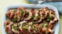 Mushroom-Stuffed Pork Tenderloin